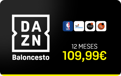DAZN Prepaid Card Basketball 12 Months Spain