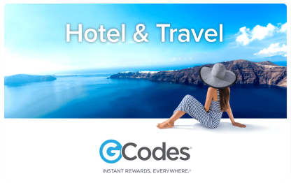GCodes Hotel and Travel Gift Card 25 USD Global