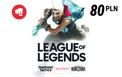 League of Legends Gift Card 80 PLN Poland
