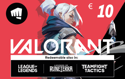 Riot Games Valorant Gift Card 10 EUR Europe