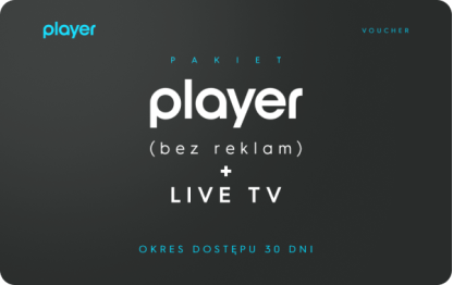 PLAYER (ad-free) + LIVE TV 30 days Poland