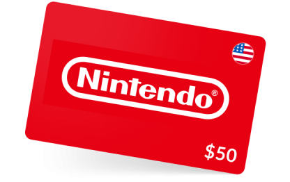 Nintendo Gift Card 50 USD USA Nintendo Gift Card 50 USD USA