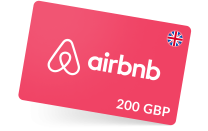 Airbnb Gift Card 200 GBP Airbnb Gift Card 200 GBP
