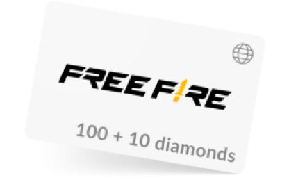 Free Fire Card 100 + 10 diamonds Free Fire Card 100 + 10 diamonds