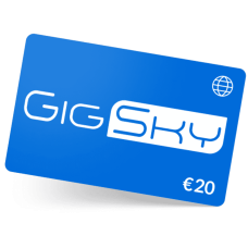 GigSky Gift Card 20 EUR