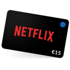 Tarjeta Regalo Netflix 15 EUR Europa