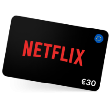 Tarjeta Regalo Netflix 30 EUR Europa