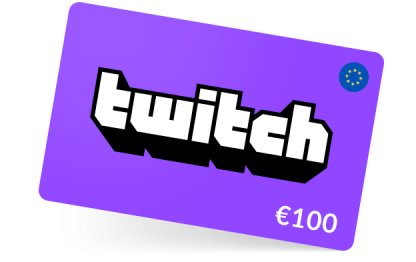 Tarjeta Regalo Twitch 100 EUR Tarjeta Regalo Twitch 100 EUR