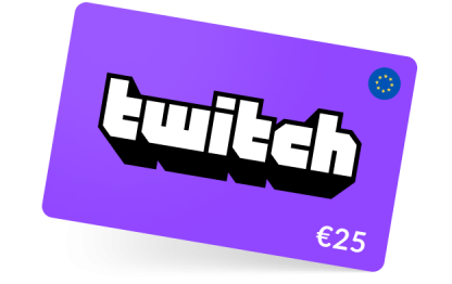 Tarjeta Regalo Twitch 25 EUR Tarjeta Regalo Twitch 25 EUR
